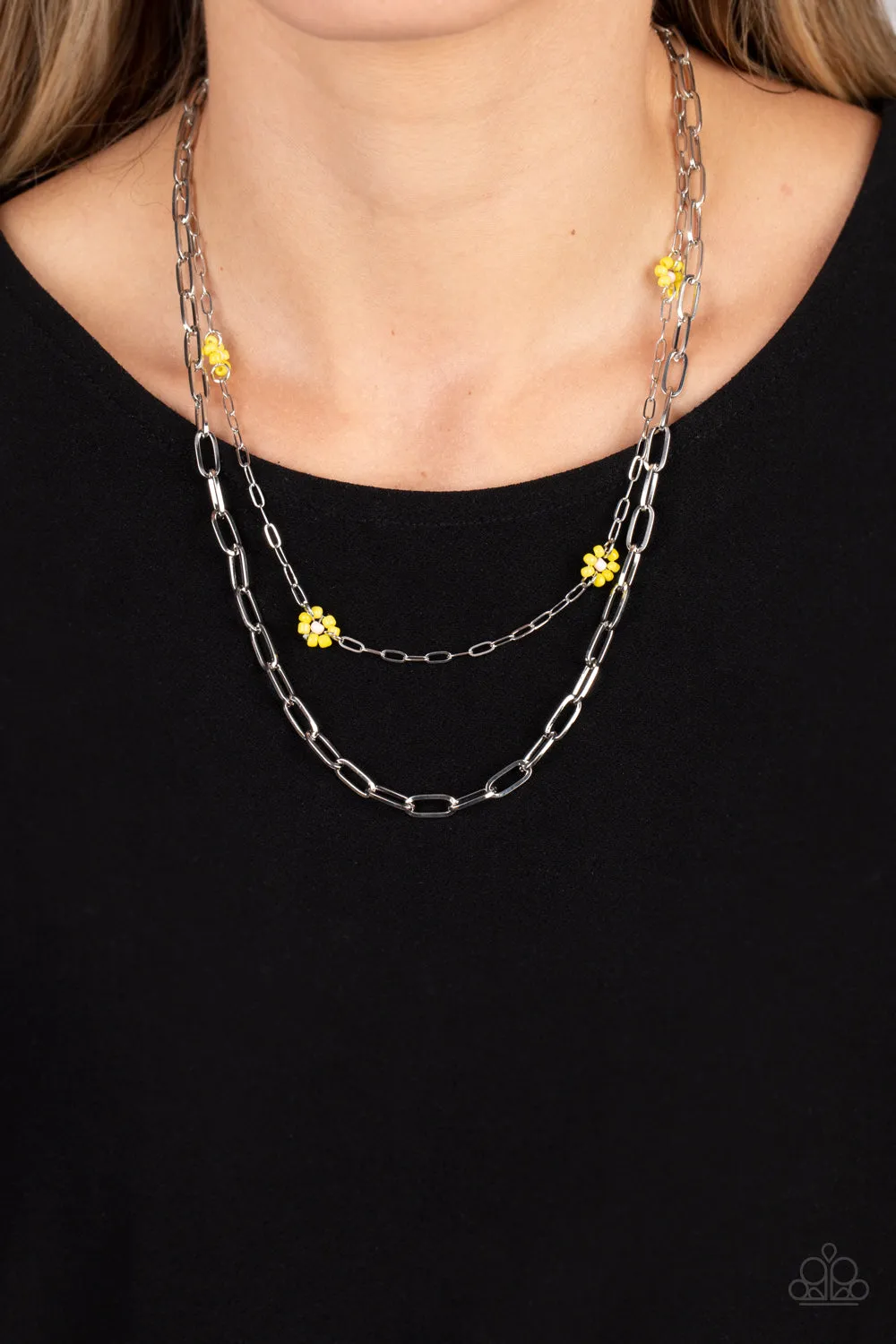 Necklaces Bold Buds - Yellow N2249