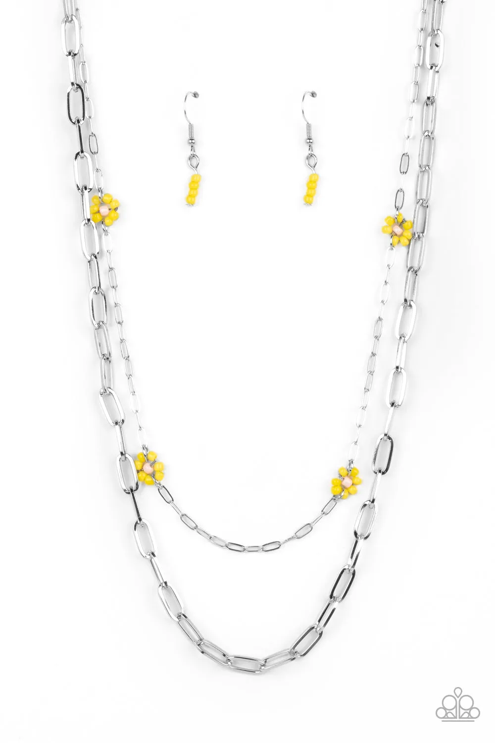 Necklaces Bold Buds - Yellow N2249