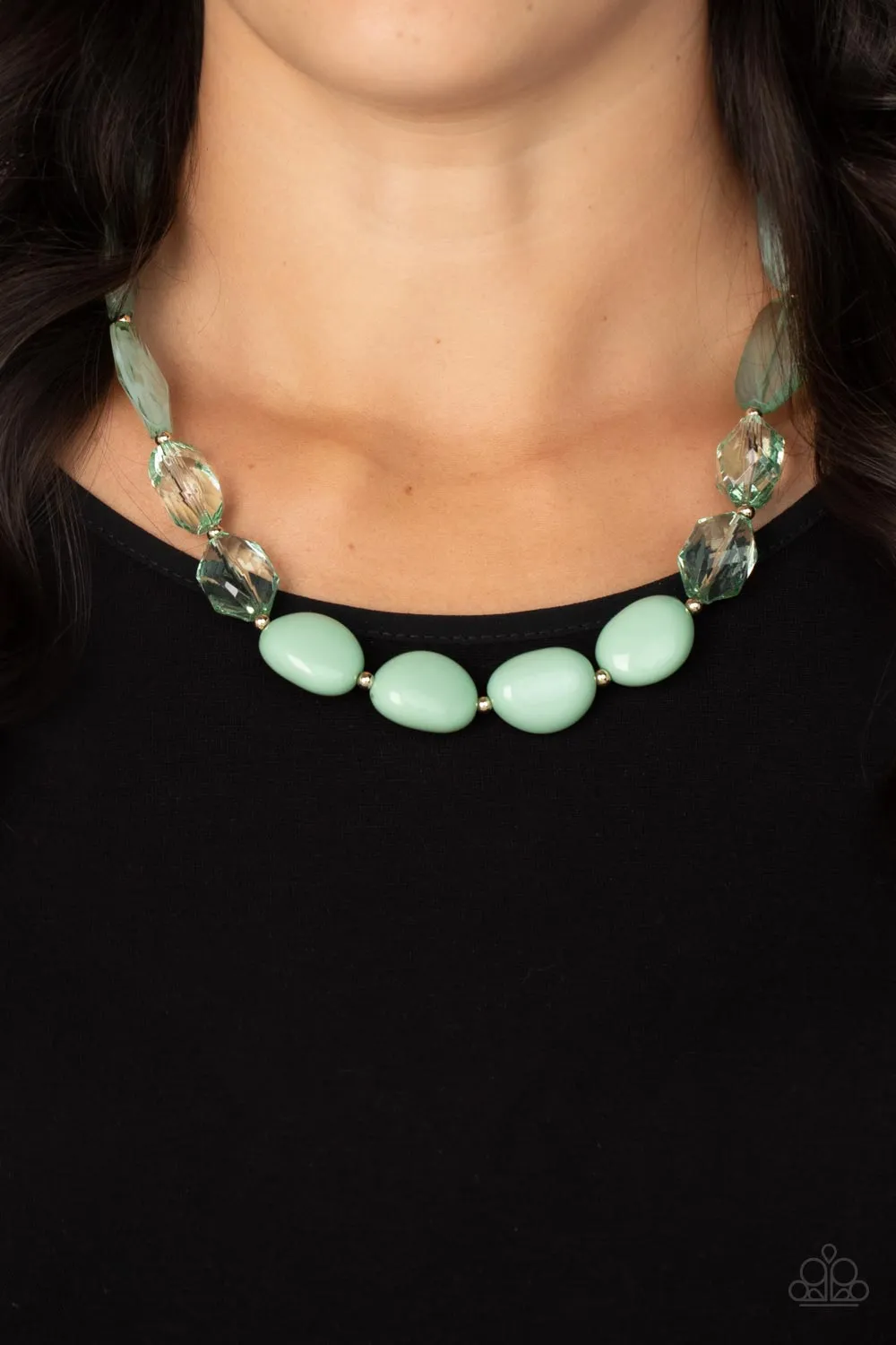 Necklaces Private Paradise - Green N2246