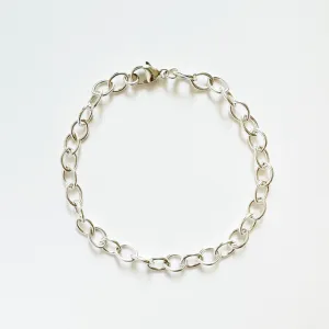 Oval Link Charm Bracelet