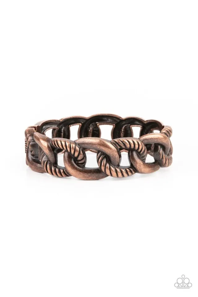 Paparazzi Bracelet ~ Bold Move - Copper