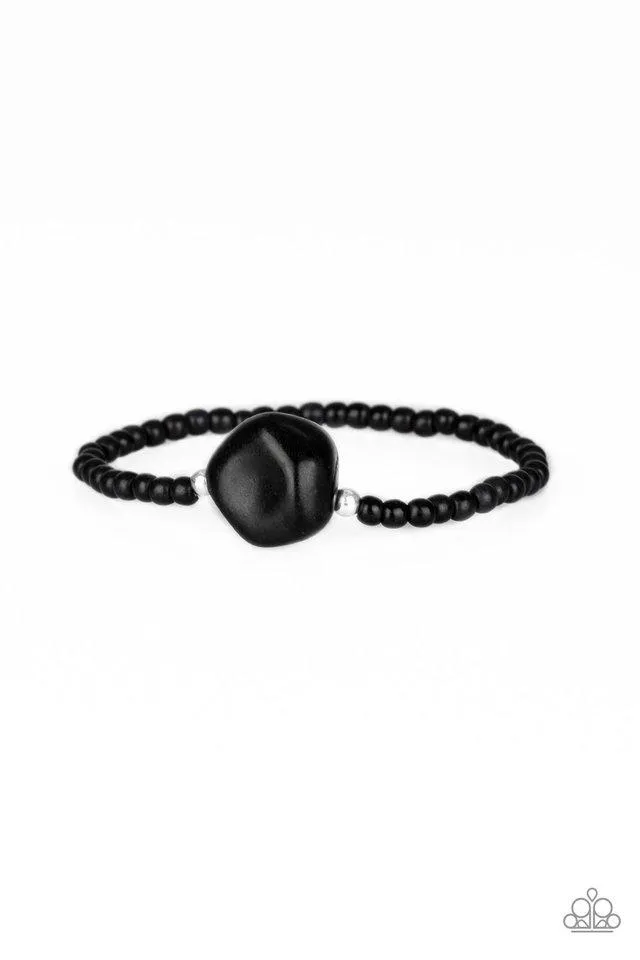 Paparazzi Bracelet ~ Eco Eccentricity - Black