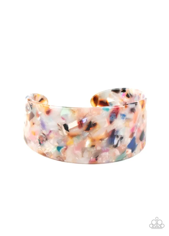 Paparazzi Bracelet ~ HAUTE Under The Collar - Multi