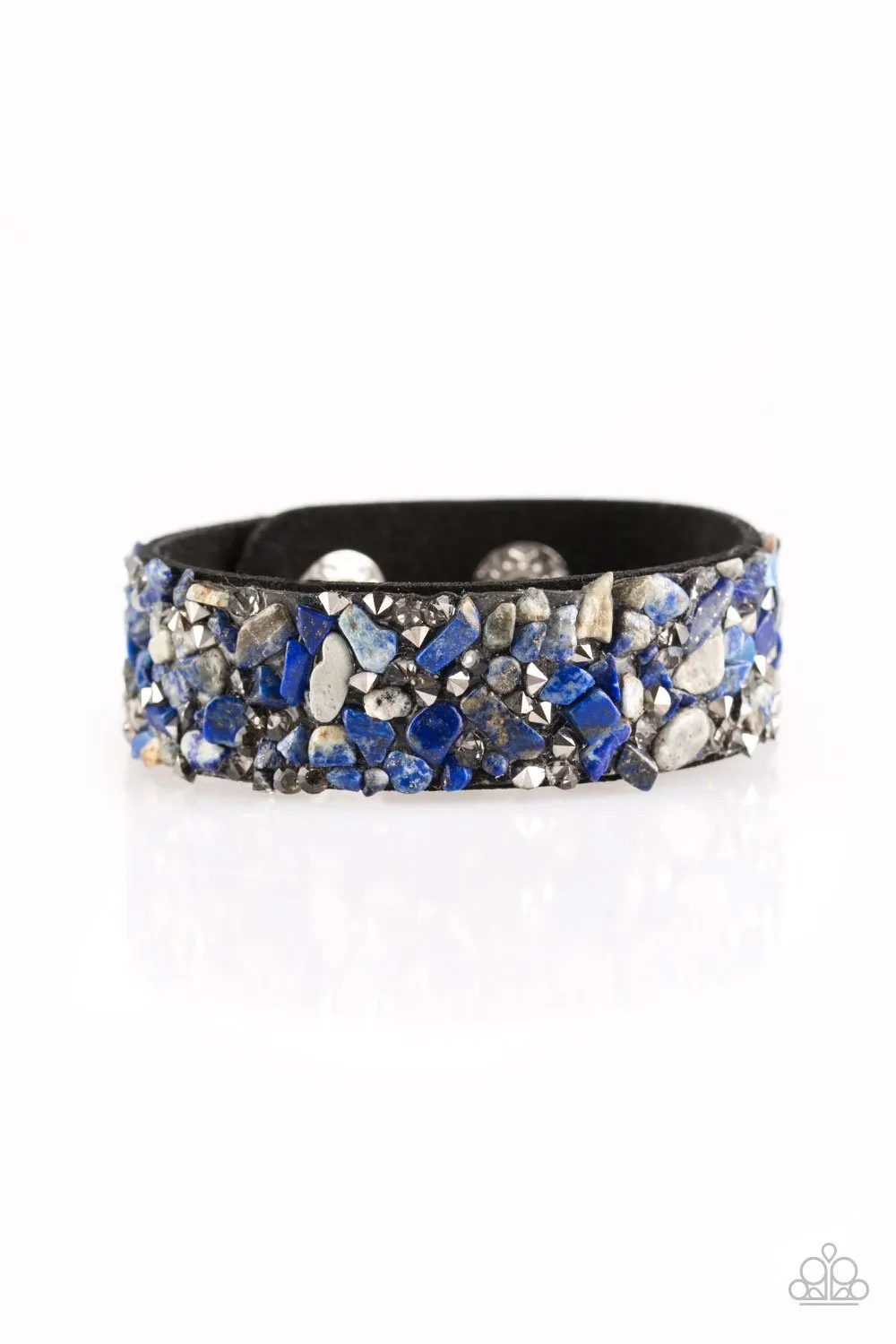 Paparazzi Bracelet ~ Totally Crushed It - Blue