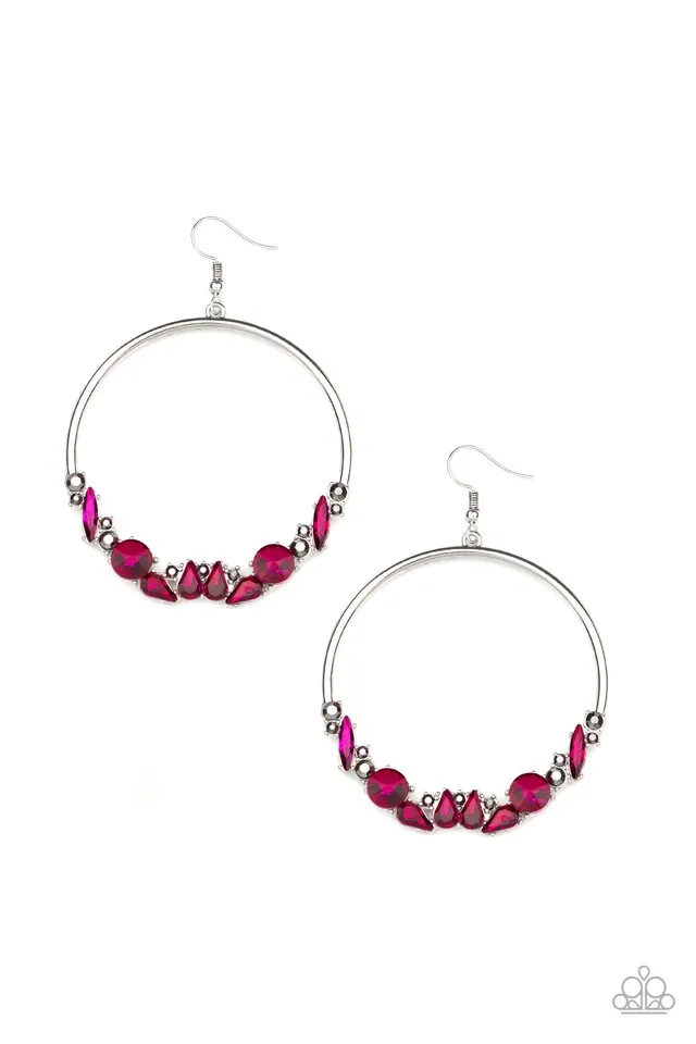 Paparazzi Earring ~ Business Casual - Pink