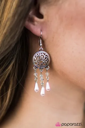 Paparazzi Earring ~ Im So Fancy - Pink