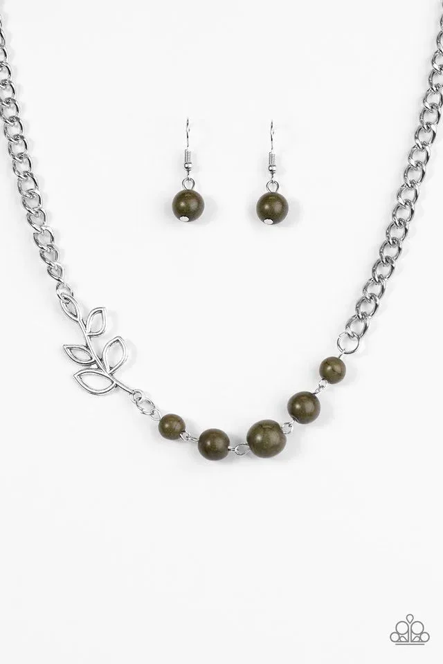 Paparazzi Necklace ~ Autumn Allure - Green