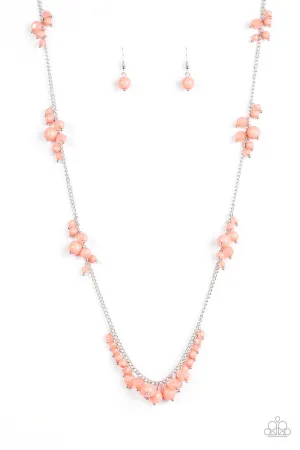 Paparazzi Necklace ~ Coral Reefs - Orange