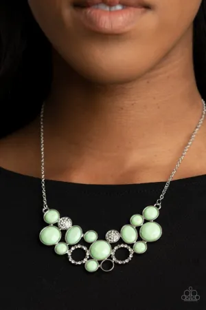 Paparazzi Necklace ~ Extra Eloquent - Green