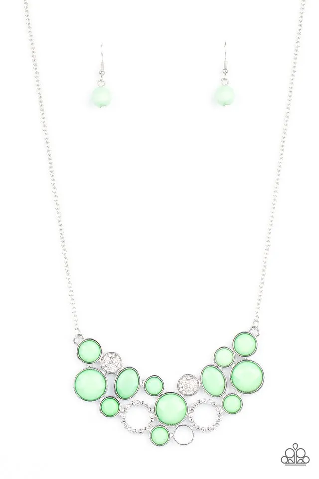 Paparazzi Necklace ~ Extra Eloquent - Green