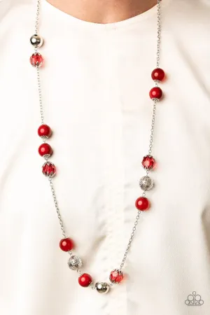 Paparazzi Necklace ~ Fruity Fashion - Red