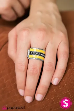 Paparazzi Ring ~ Castaway Cay - Yellow