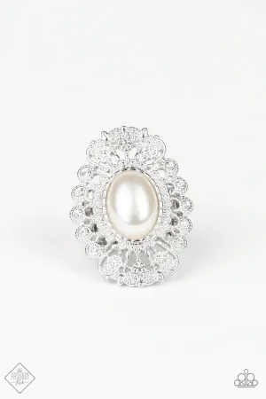 Paparazzi Ring ~ Radiantly Regal  - White