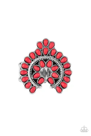 Paparazzi Ring ~ Trendy Talisman - Red