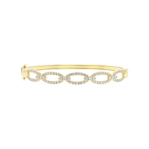 Perfectly Pave Diamond Bangle Bracelet