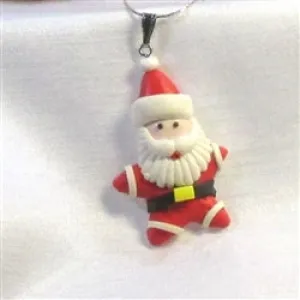 Santa Claus Pendant Necklace