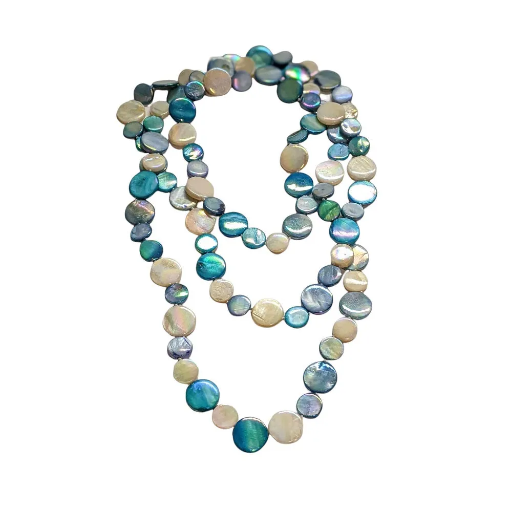 Single Strand Mother of Pearl Necklaces