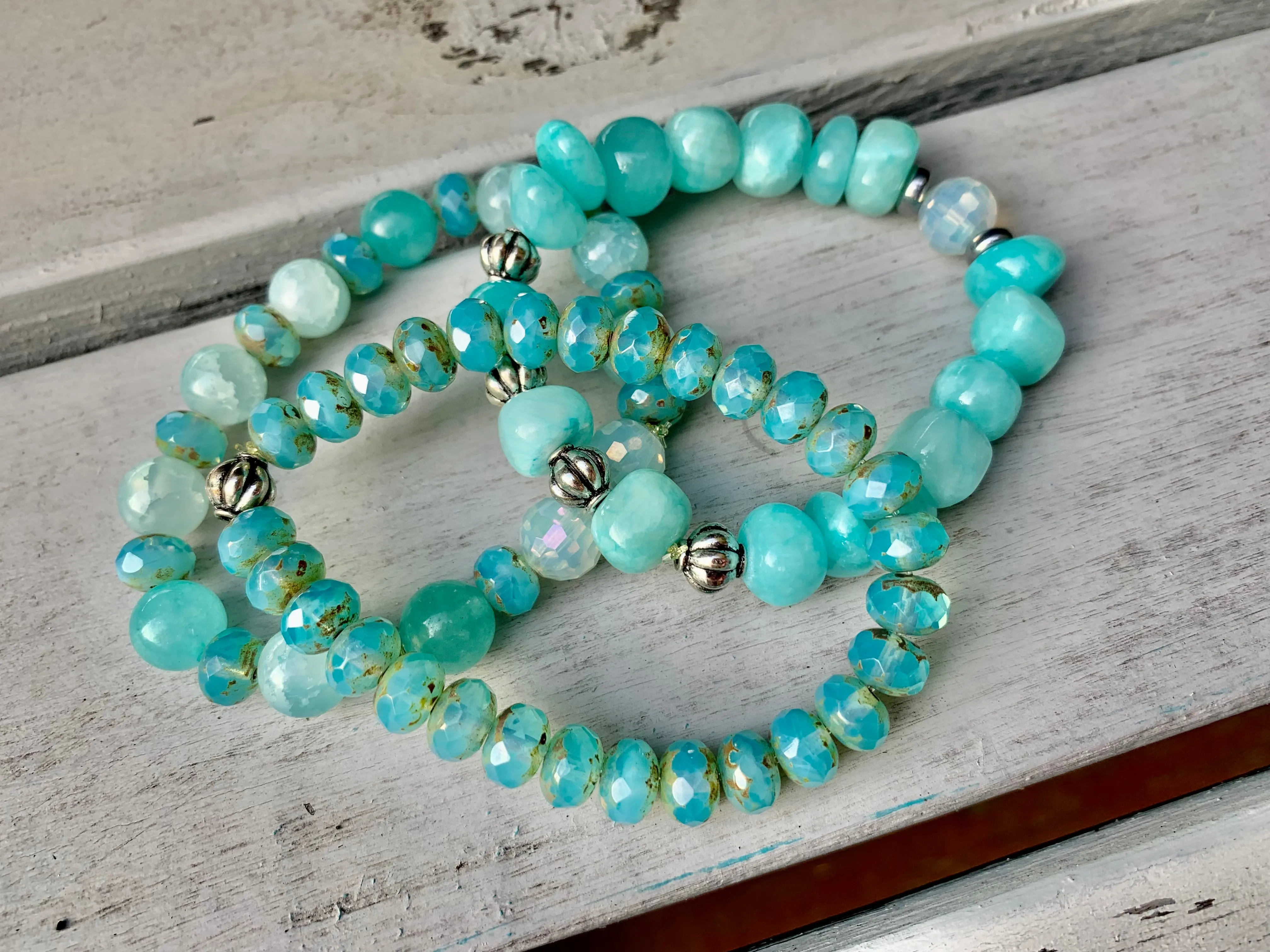 Stack of Turquoise Toned Loveliness