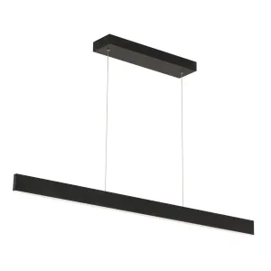 Stealth 46 in. LED Pendant Light Selectable CCT 120-277V Black Finish