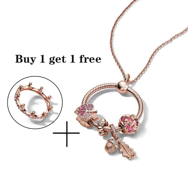 TOGORY New Fashion Moon & Star Pendant Necklaces for Women Couple Silver Color Choker Necklace Jewelry Lucky Symbol Gift