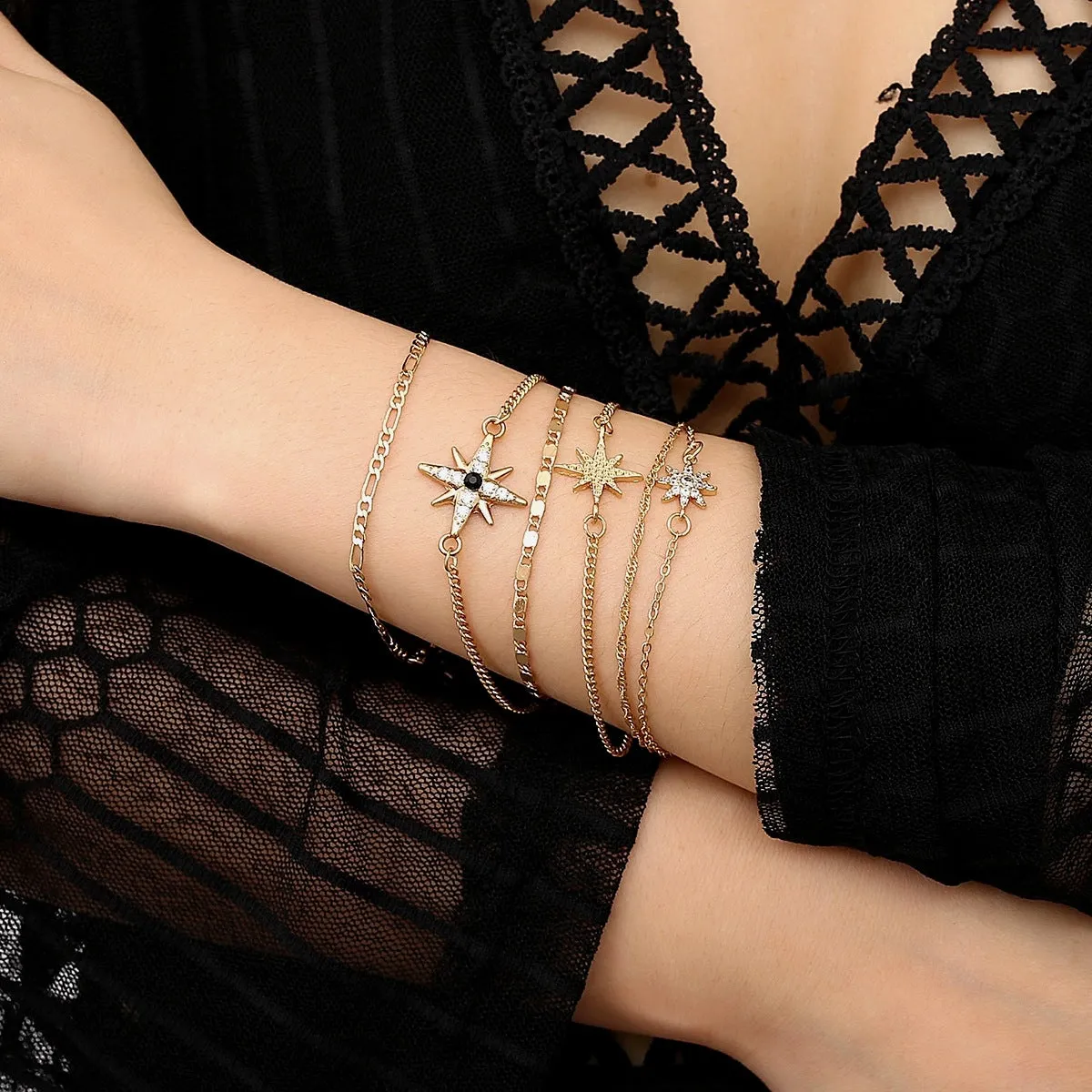 Trendy Multilayer Fan Bracelet