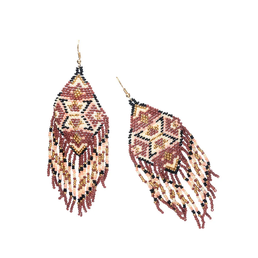 Tribe Spirit Beaded Earrings