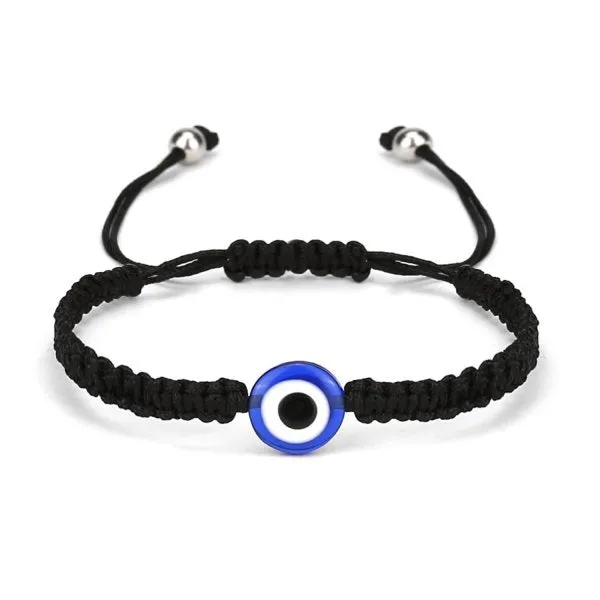 Turkish Lucky Evil Eye Bracelets Blue Evil Eye Bead Bracelet Men Women Handmade Lucky Jewelry Charm Bracelet Female Dropshipping