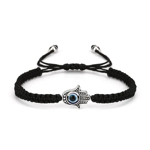 Turkish Lucky Evil Eye Bracelets Blue Evil Eye Bead Bracelet Men Women Handmade Lucky Jewelry Charm Bracelet Female Dropshipping