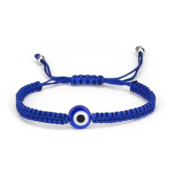 Turkish Lucky Evil Eye Bracelets Blue Evil Eye Bead Bracelet Men Women Handmade Lucky Jewelry Charm Bracelet Female Dropshipping