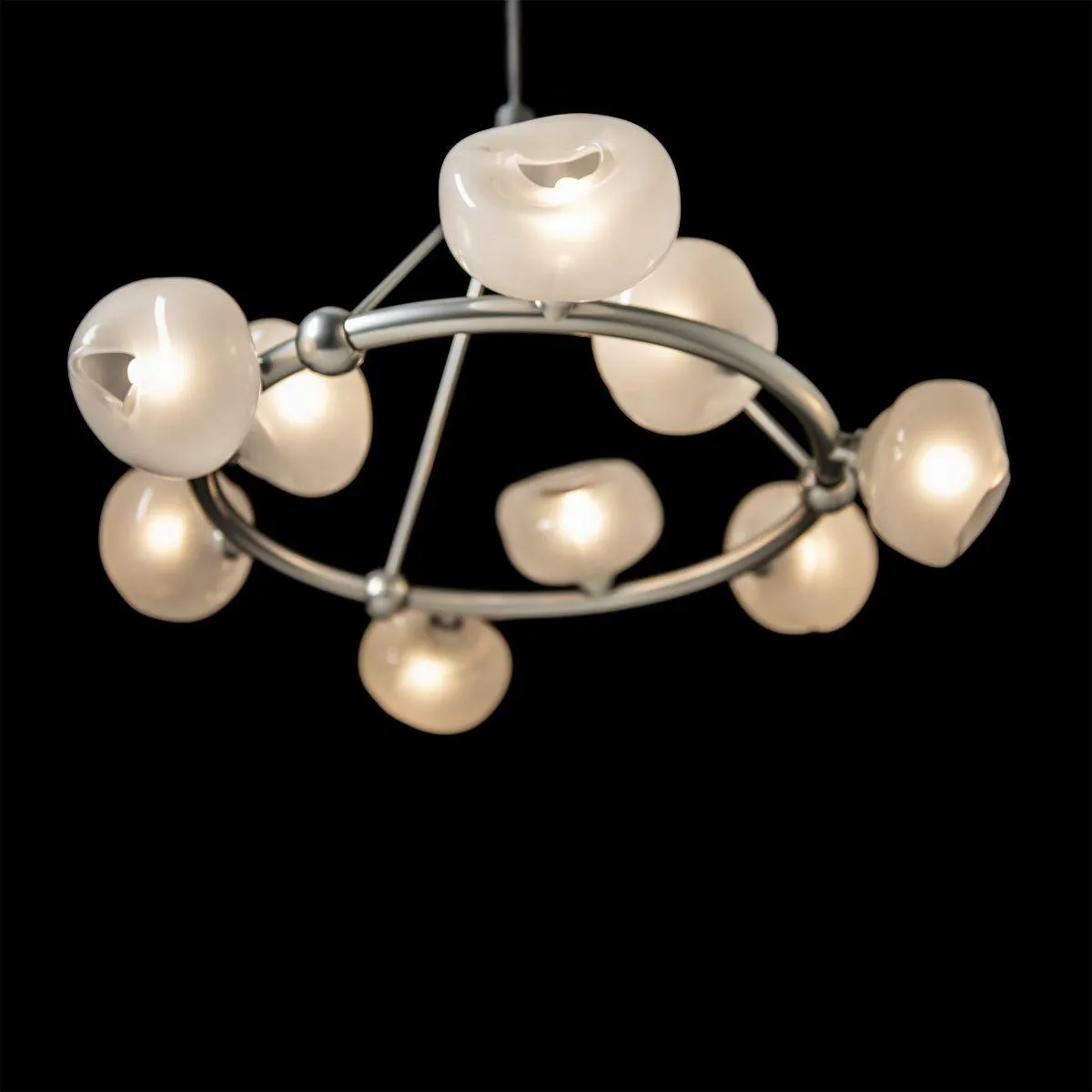 Ume 32 In. 9 Lights Pendant Light Frosted Glass