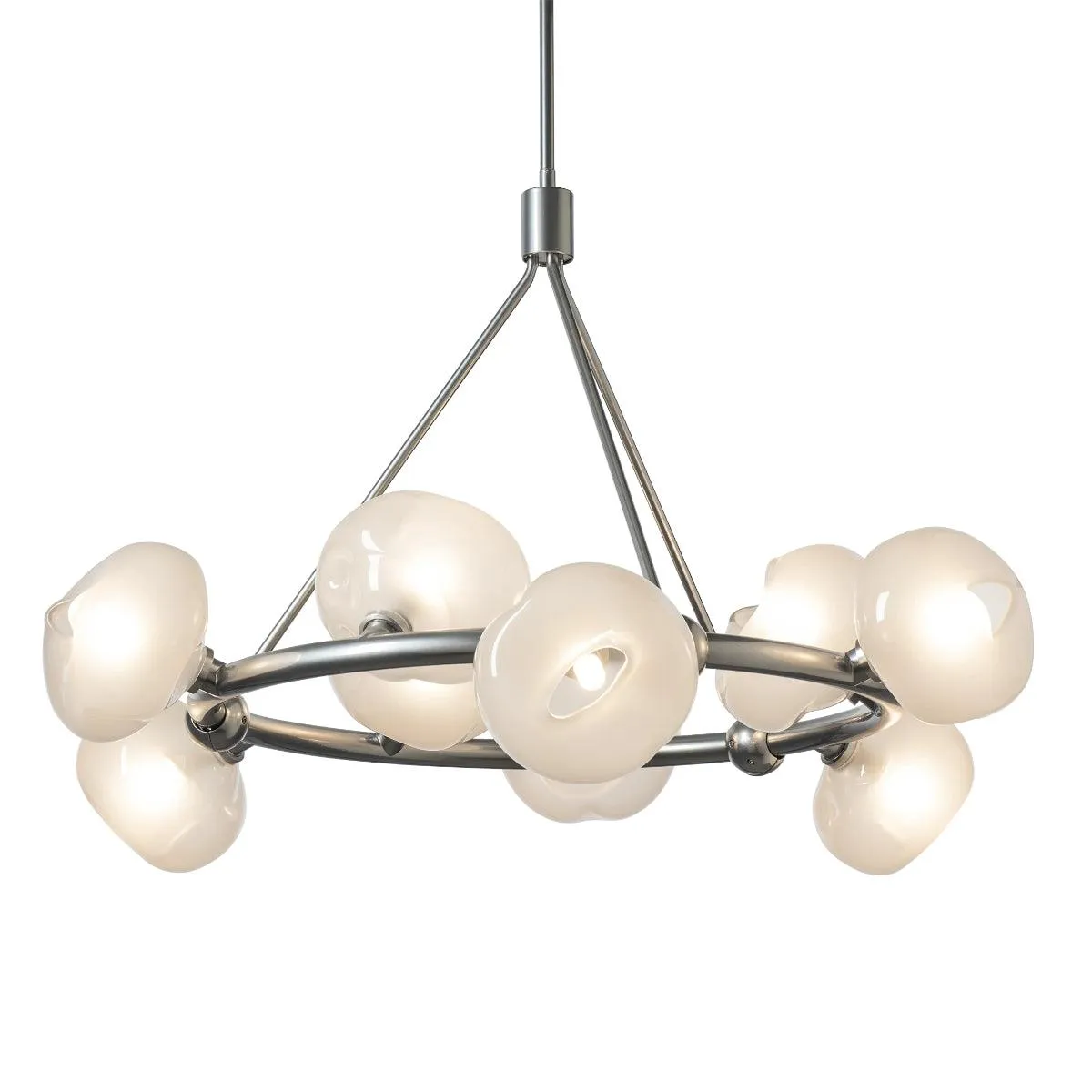 Ume 32 In. 9 Lights Pendant Light Frosted Glass