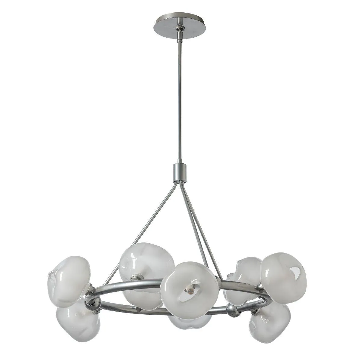 Ume 32 In. 9 Lights Pendant Light Frosted Glass