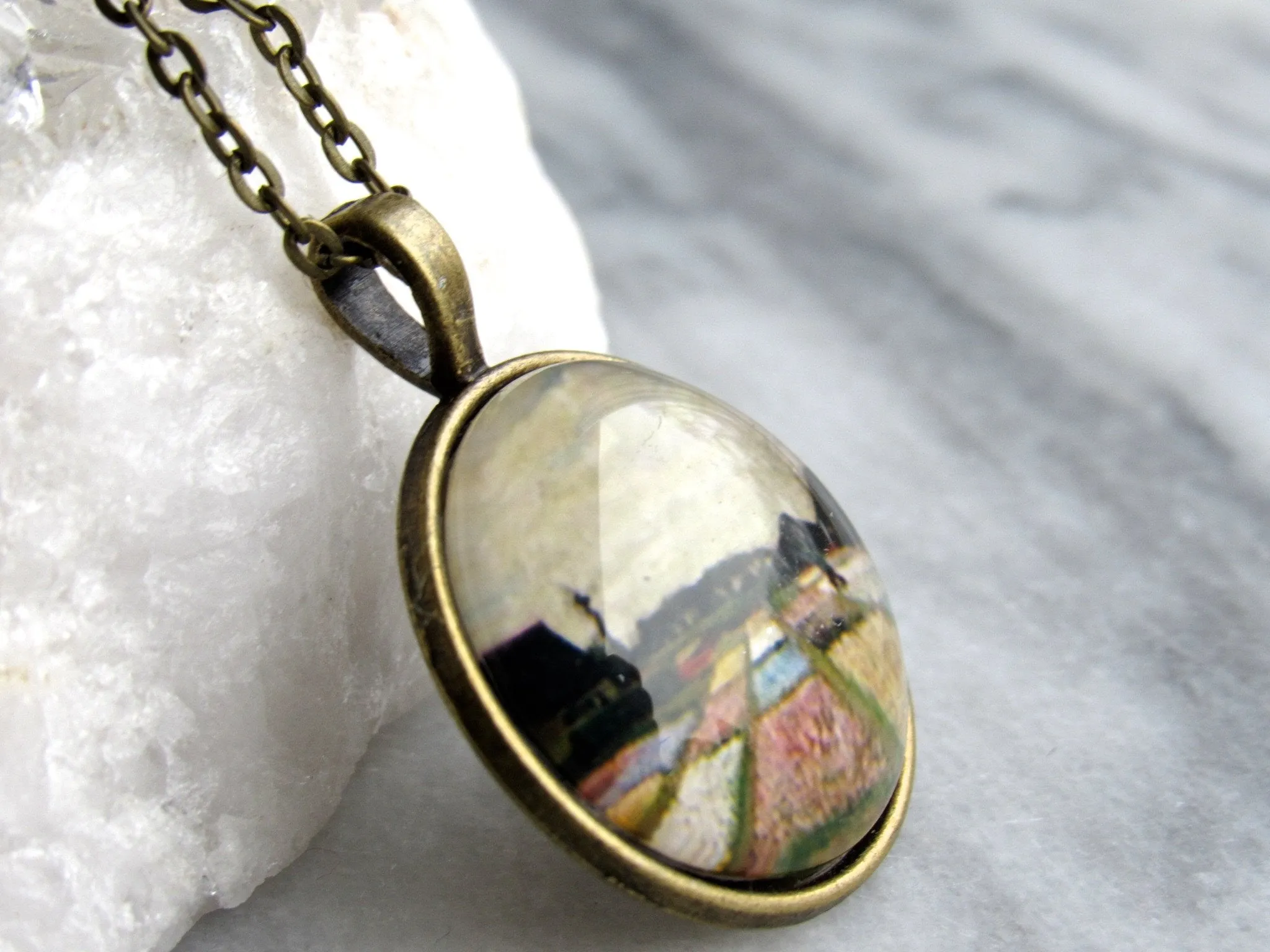 Van Gogh "Bulb Fields" Necklace