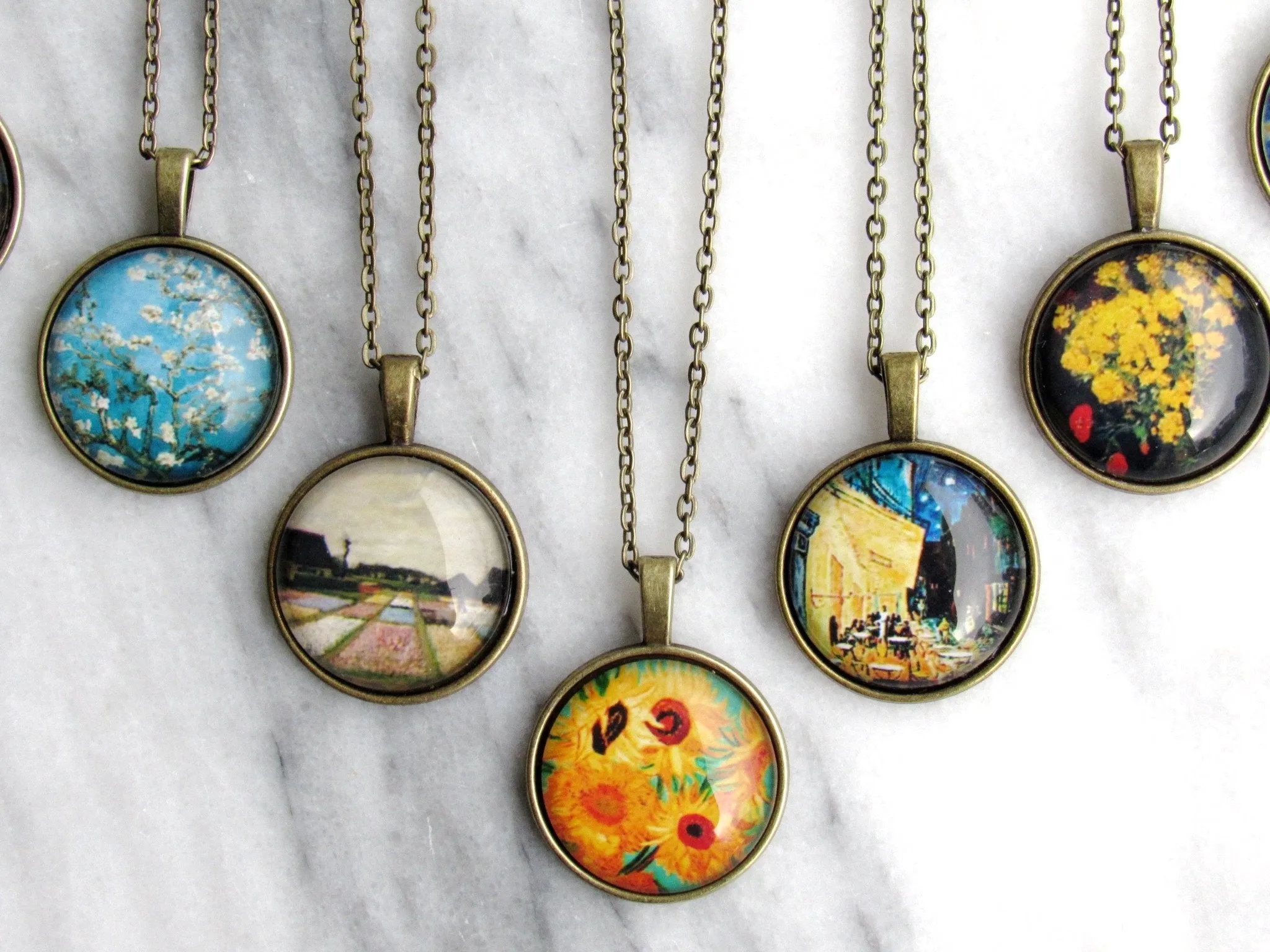 Van Gogh "Bulb Fields" Necklace