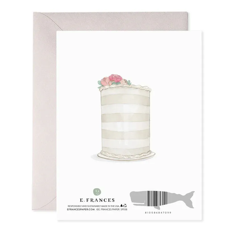 WEDDING RINGS GREETING CARD